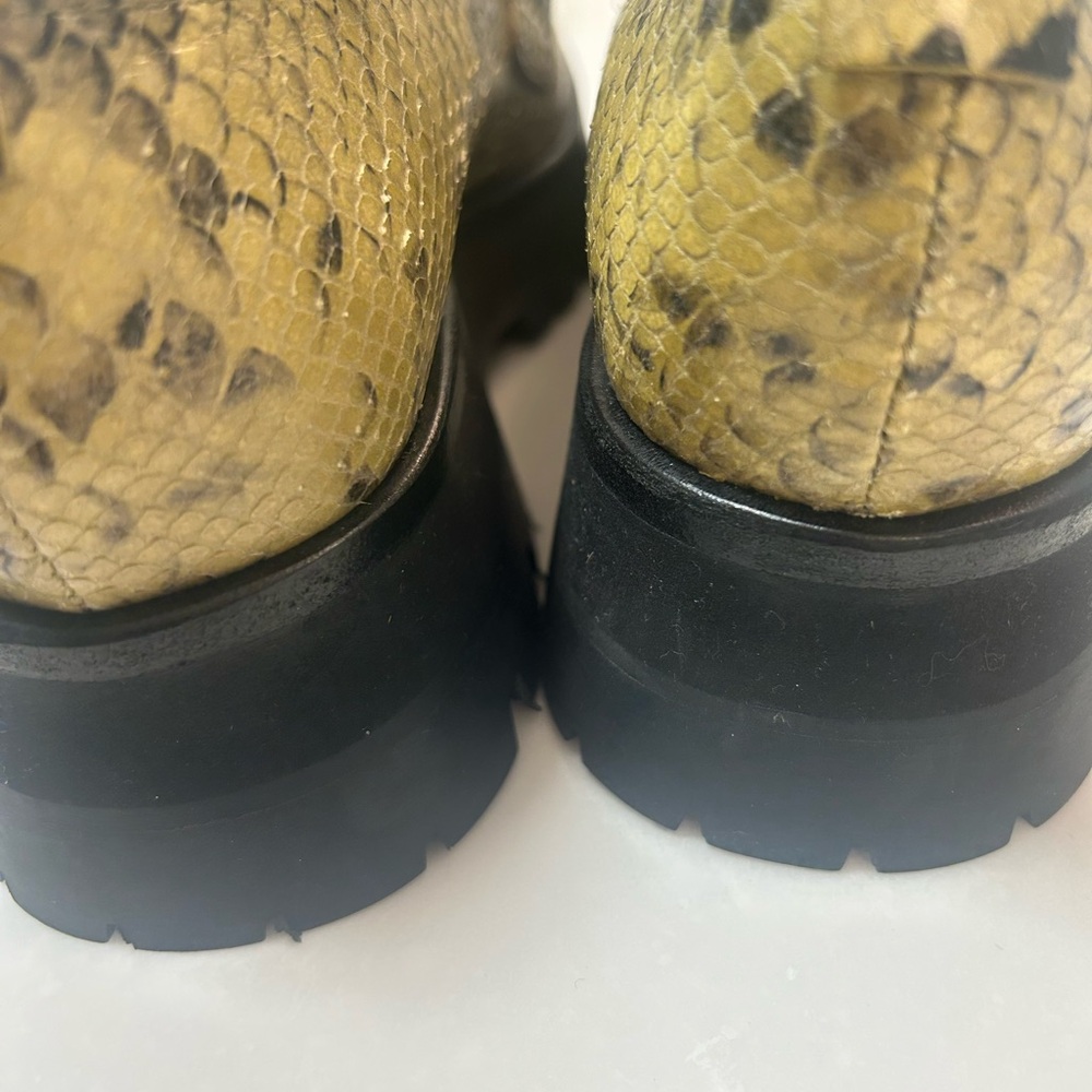 Labucq Kitty loafer. Python embossed leather. Vib… - image 6